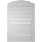 Ekena Millwork Arch Top Surface Mount PVC Gable Vent: Non-Functional, w/2"W x 1-1/2"P Brickmould Frame, 20"W x 28"H GVPAR20X2802SN - alternate 3